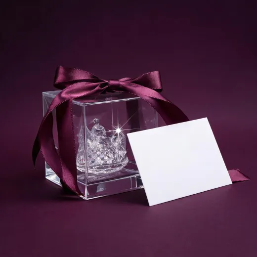 Glass keepsake packaging