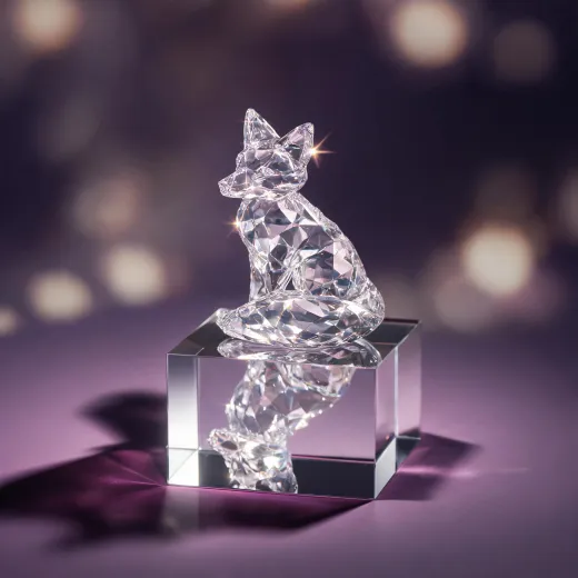 Crystal animal figurine