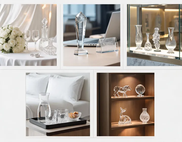 Segmented crystal gift applications